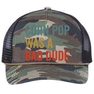 Corn Pop Was A Bad Dude Funny Election 2024 Meme Joe Biden Retro Rope Trucker Hat Cap