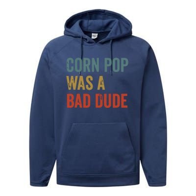 Corn Pop Was A Bad Dude Funny Election 2024 Meme Joe Biden Performance Fleece Hoodie