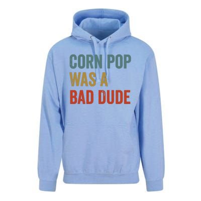 Corn Pop Was A Bad Dude Funny Election 2024 Meme Joe Biden Unisex Surf Hoodie