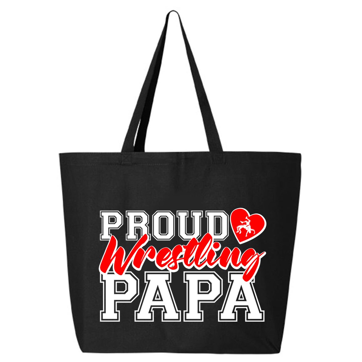 Cute Proud Wrestling Papa 25L Jumbo Tote