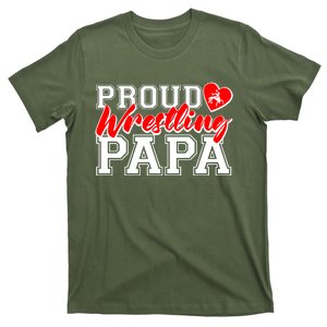 Cute Proud Wrestling Papa T-Shirt