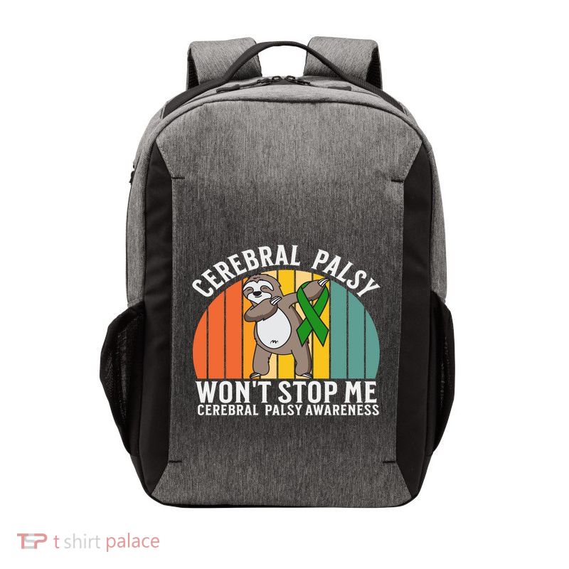 Cerebral Palsy WonT Stop Me Cp Awareness Gift Vector Backpack