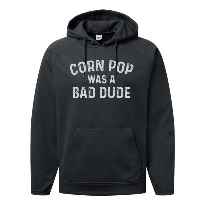 Corn Pop Was A Bad Dude Funny Election 2020 Meme Joe Biden Performance Fleece Hoodie