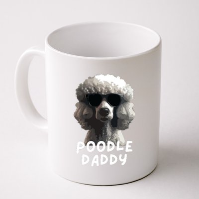 Cool Poodle Wearing Sunglasses Portrait Dad Poodle Daddy Coffee Mug