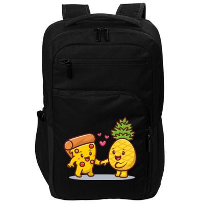 Cute Pizza With Pineapple Impact Tech Backpack