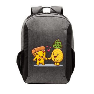 Cute Pizza With Pineapple Vector Backpack