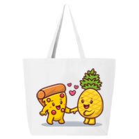 Cute Pizza With Pineapple 25L Jumbo Tote