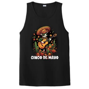 Cute Pembroke Welsh Dog Cinco De Mayo Mexican Holiday Attire Gift PosiCharge Competitor Tank