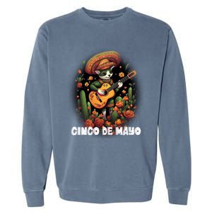 Cute Pembroke Welsh Dog Cinco De Mayo Mexican Holiday Attire Gift Garment-Dyed Sweatshirt