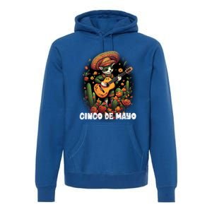 Cute Pembroke Welsh Dog Cinco De Mayo Mexican Holiday Attire Gift Premium Hoodie