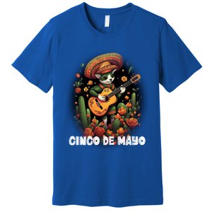 Cute Pembroke Welsh Dog Cinco De Mayo Mexican Holiday Attire Gift Premium T-Shirt