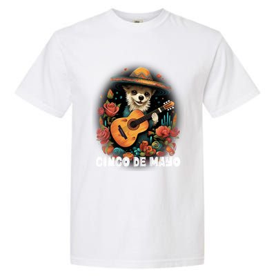 Cute Pembroke Welsh Dog Cinco De Mayo Mexican Party Gift Garment-Dyed Heavyweight T-Shirt