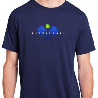 Cute Pickleball With Paddles And Ball Pickleball Gift Adult ChromaSoft Performance T-Shirt