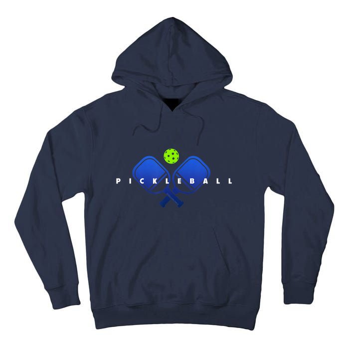 Cute Pickleball With Paddles And Ball Pickleball Gift Tall Hoodie