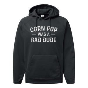 Corn Pop Was A Bad Dude Funny Election 2020 Meme Joe Biden Performance Fleece Hoodie