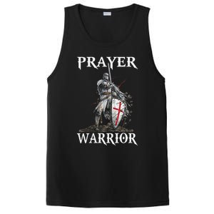 Christian Prayer Warrior Jesus Cross Religious Messages PosiCharge Competitor Tank