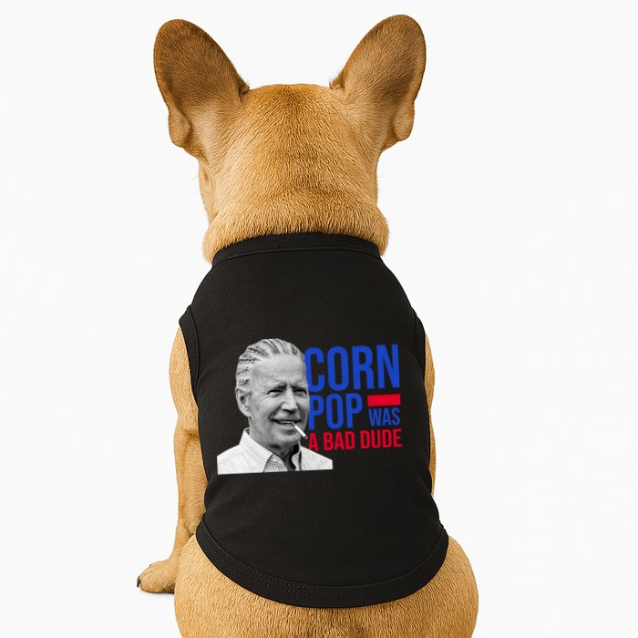 Corn Pop Was A Bad Dude Funny Joe Biden Doggie Tank