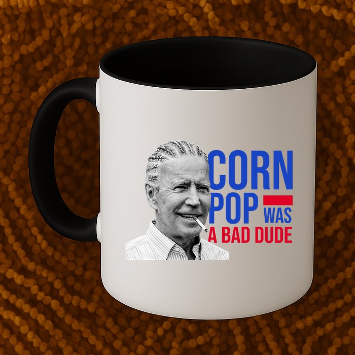 Corn Pop Was A Bad Dude Funny Joe Biden Mug