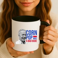 Corn Pop Was A Bad Dude Funny Joe Biden Mug
