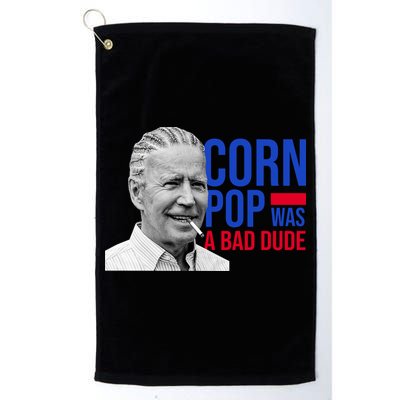 Corn Pop Was A Bad Dude Funny Joe Biden Golf Towel