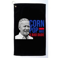 Corn Pop Was A Bad Dude Funny Joe Biden Golf Towel