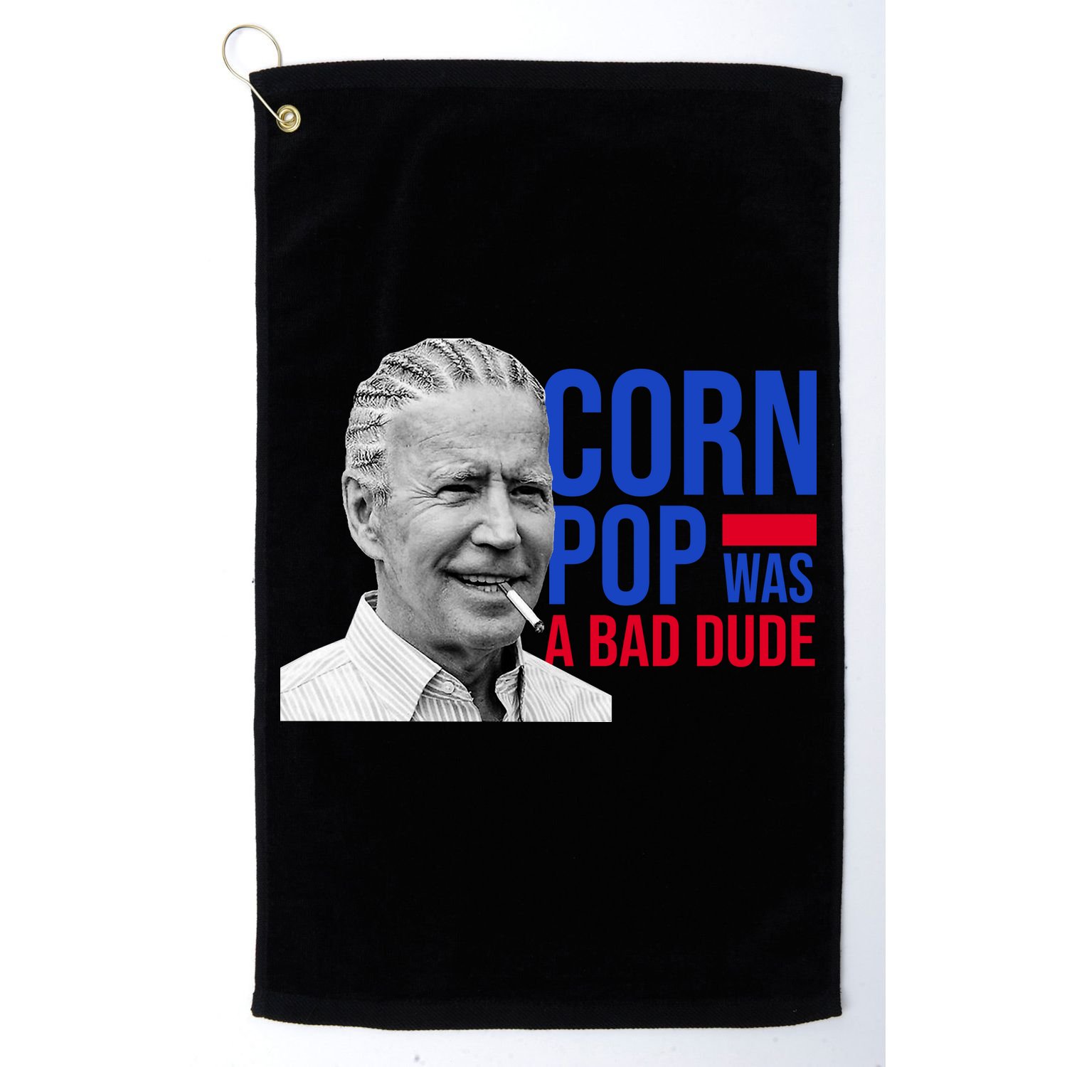 Corn Pop Was A Bad Dude Funny Joe Biden Golf Towel