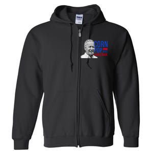 Corn Pop Was A Bad Dude Funny Joe Biden Full Zip Hoodie