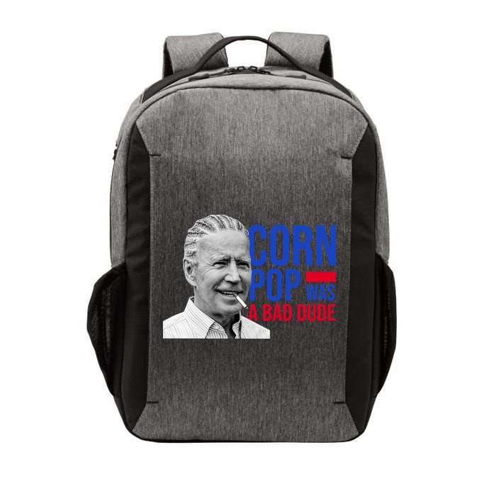 Corn Pop Was A Bad Dude Funny Joe Biden Vector Backpack
