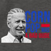 Corn Pop Was A Bad Dude Funny Joe Biden Vector Backpack