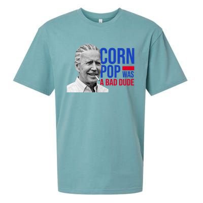 Corn Pop Was A Bad Dude Funny Joe Biden Sueded Cloud Jersey T-Shirt