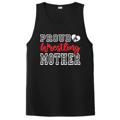 Cute Proud Wrestling Mother Mothers Day Christmas PosiCharge Competitor Tank