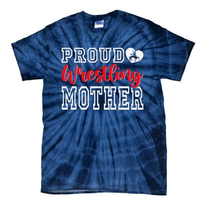 Cute Proud Wrestling Mother Mothers Day Christmas Tie-Dye T-Shirt