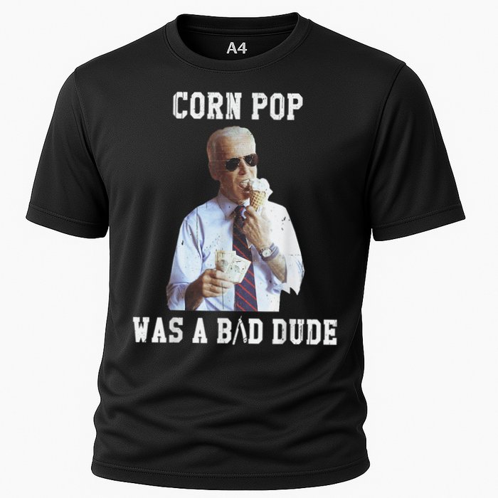 Corn Pop Was A Bad Dude Joe Biden Funny Political Meme Performance Shirt