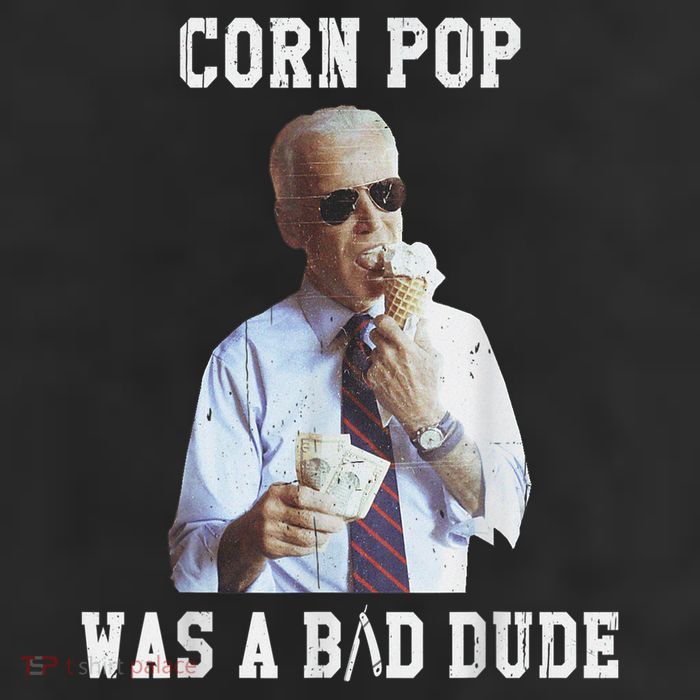Corn Pop Was A Bad Dude Joe Biden Funny Political Meme Golf Towel
