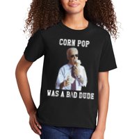 Corn Pop Was A Bad Dude Joe Biden Funny Political Meme Kids T-Shirt