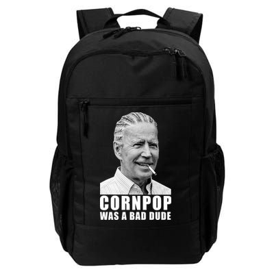 Corn Pop Was A Bade Due Funny Joe Biden Vintage Backpack