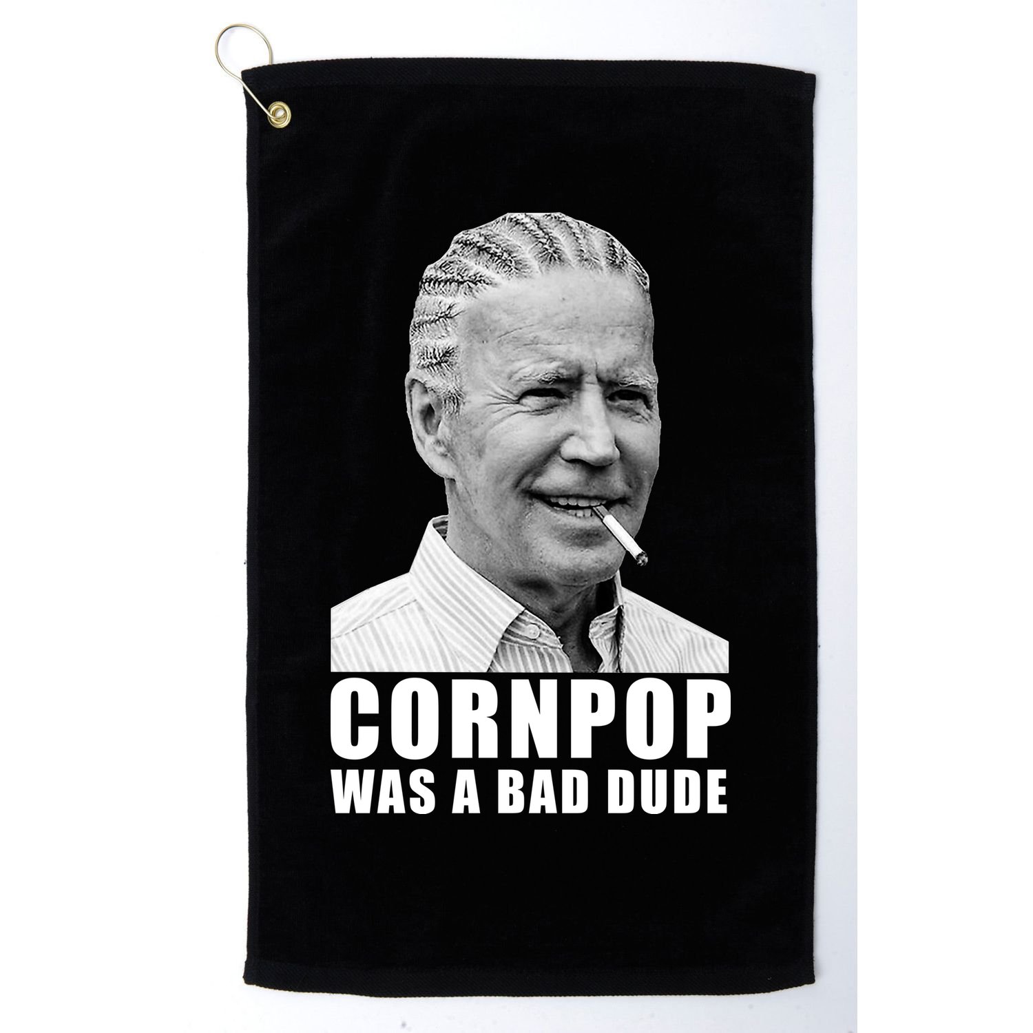 Corn Pop Was A Bade Due Funny Joe Biden Vintage Golf Towel