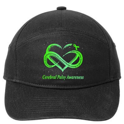 Cerebral Palsy Warrior CP Awareness 7-Panel Snapback Hat