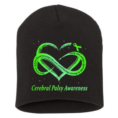 Cerebral Palsy Warrior CP Awareness Short Acrylic Beanie