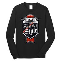 Chicago Pride Windy City Beer Label Long Sleeve Shirt