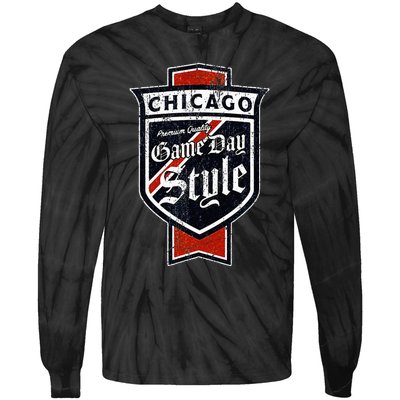 Chicago Pride Windy City Beer Label Tie-Dye Long Sleeve Shirt