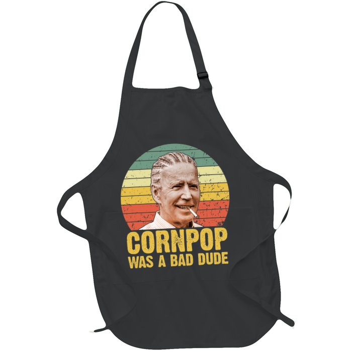 Corn Pop Was A Bad Dude Biden Funny Apron