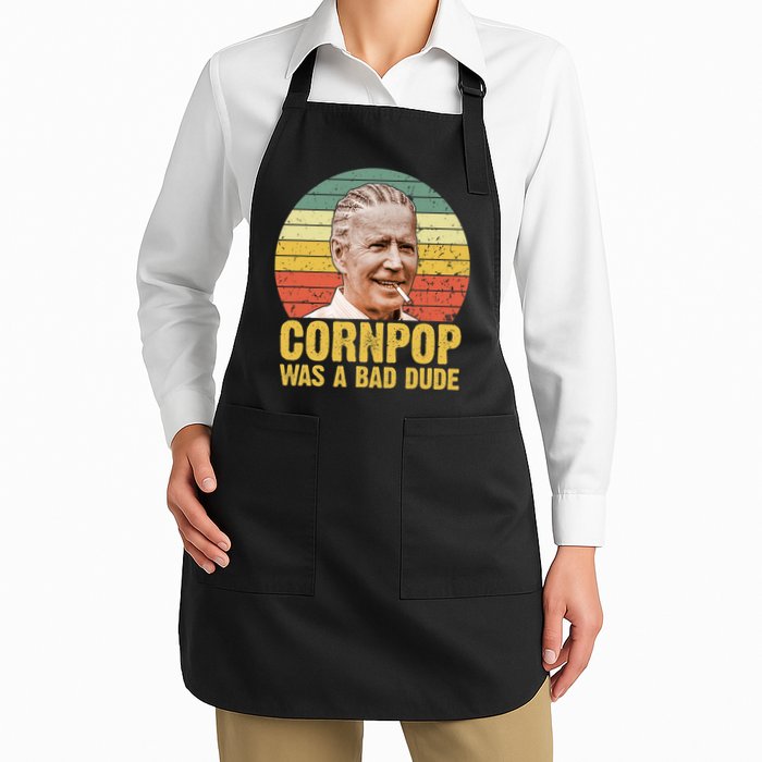 Corn Pop Was A Bad Dude Biden Funny Apron
