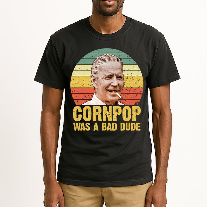 Corn Pop Was A Bad Dude Biden Funny Tall T-Shirt