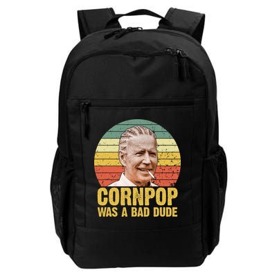 Corn Pop Was A Bad Dude Biden Funny Backpack