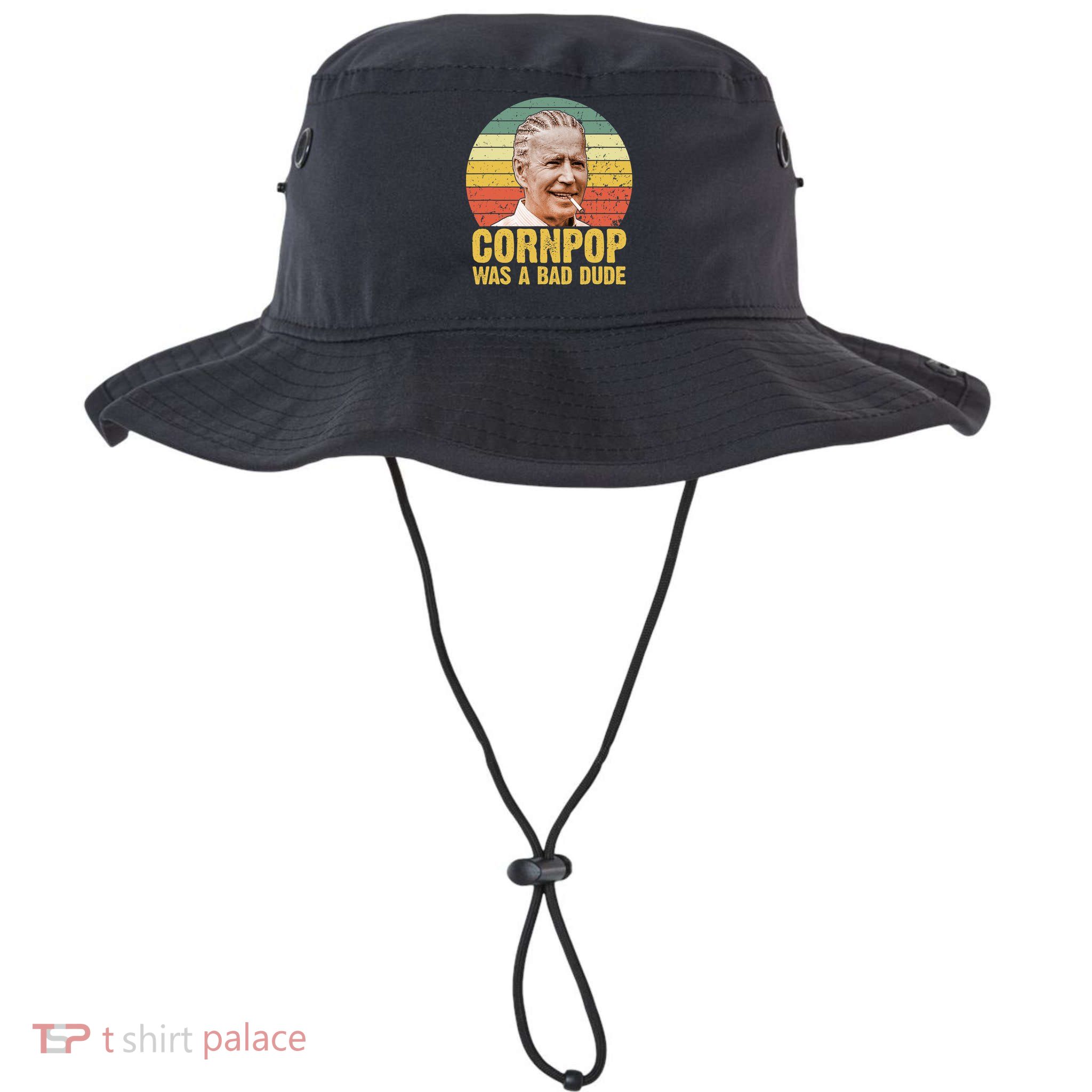 Corn Pop Was A Bad Dude Biden Funny Bucket Hat