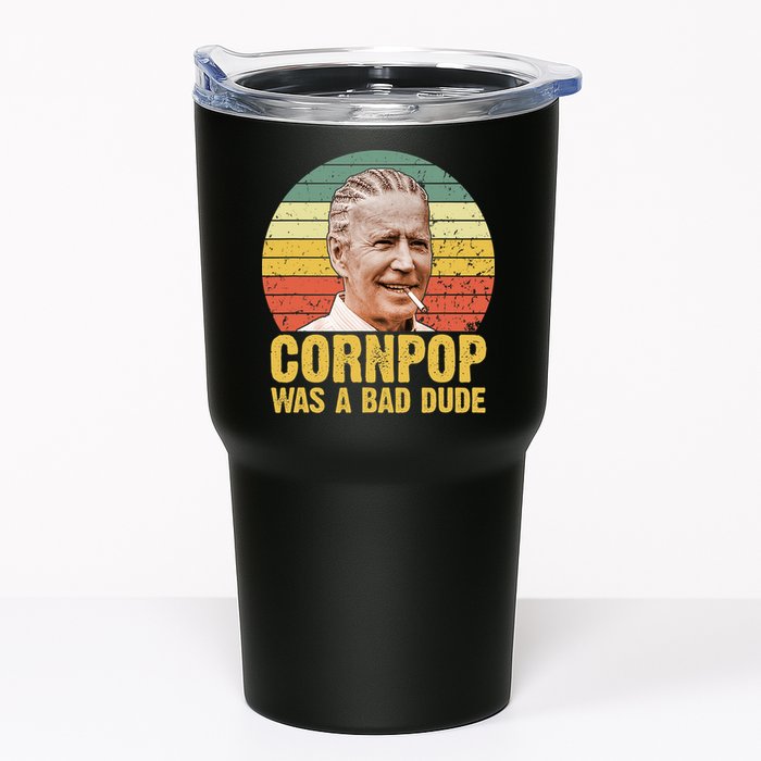 Corn Pop Was A Bad Dude Biden Funny Tumbler