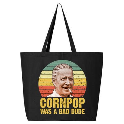 Corn Pop Was A Bad Dude Biden Funny 25L Jumbo Tote