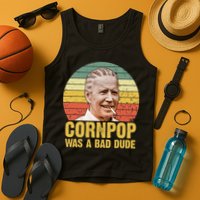 Corn Pop Was A Bad Dude Biden Funny Tank Top