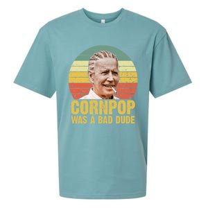 Corn Pop Was A Bad Dude Biden Funny Sueded Cloud Jersey T-Shirt